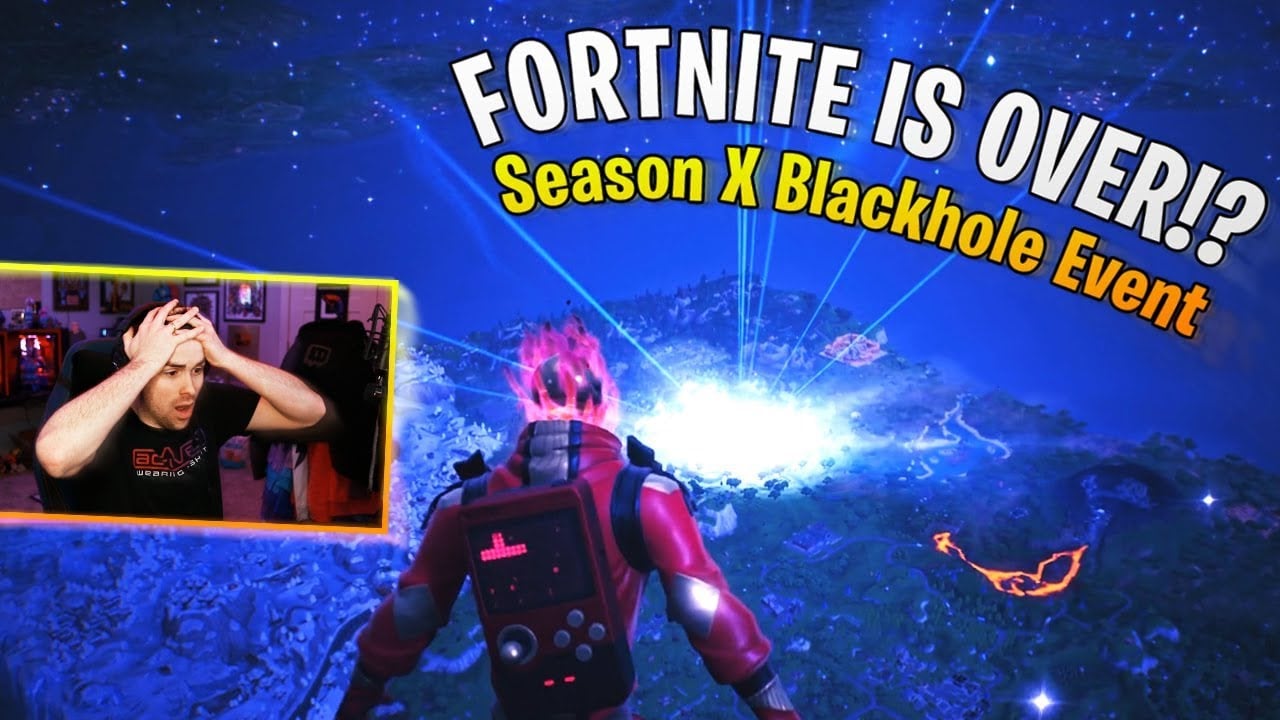 FORTNITE Is Over!? - Season X Blackhole Event!