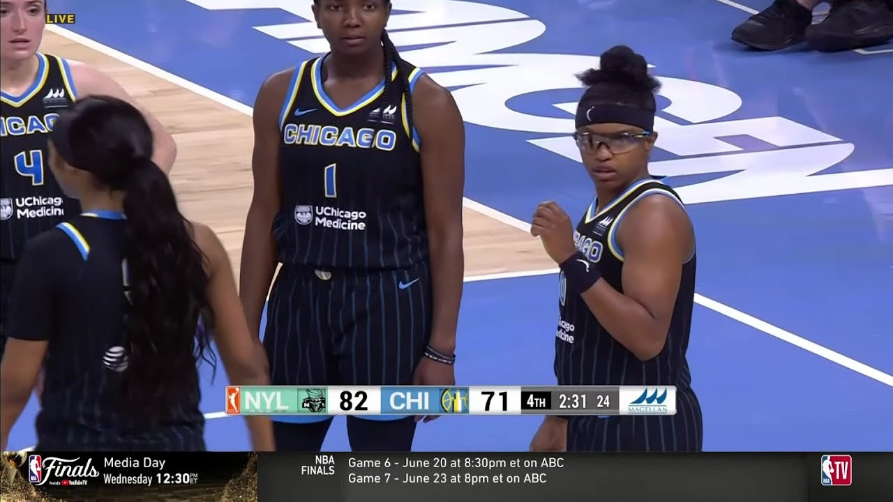 🤐 Angel Reese EJECTED After 2 STRAIGHT Technicals After Foul | Chicago Sky vs New York Liberty