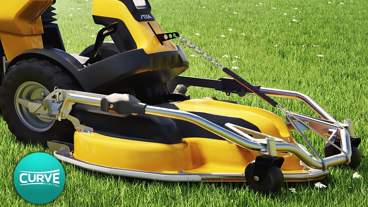Lawn Mowing Simulator | Coming August 10th | Curve Digital